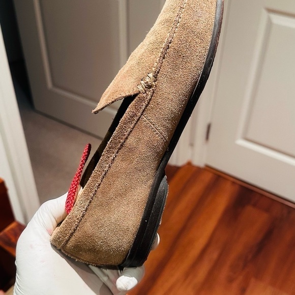 Marc Anthony Tan Suede Leather Loafers. - Picture 9 of 15